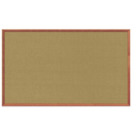 United Visual Products Decor Wood Combo Board, 72"x48", Cherry/Black Porcelain & Amethyst UV705DEFAB-CHERRY-BLKPORC-AMETHY